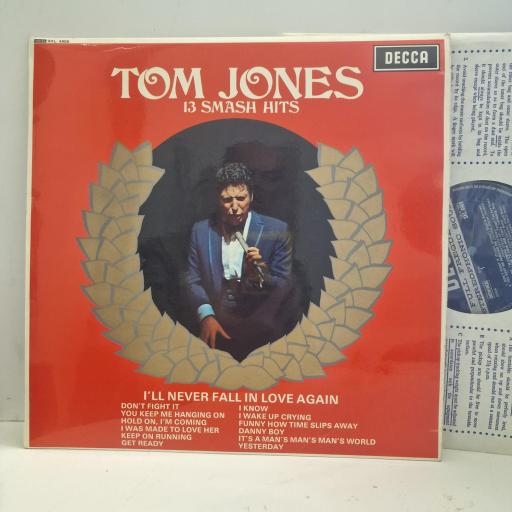 TOM JONES 13 Smash Hits SKL 4909 12” LP