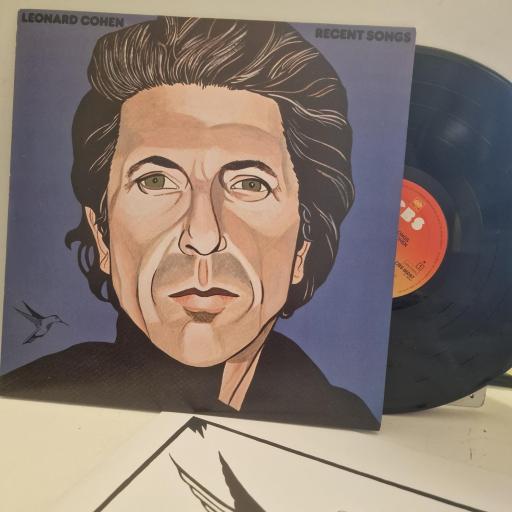 LEONARD COHEN Recent Songs CBS 86097 12” LP