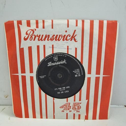 THE CHI-LITES It’s Time for Love The Coldest Days of my Life BR 25 7" Single