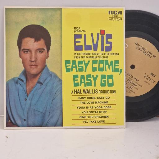 ELVIS PRESLEY Easy Come, Easy Go Soundtrack RCA 20624 7" Single
