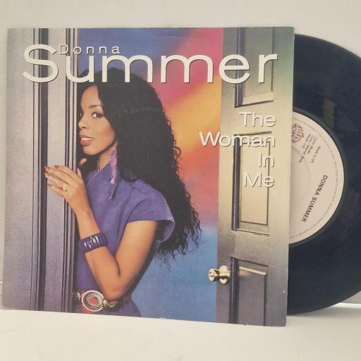 DONNA SUMMER The Woman in Me Livin in America U 9983 7" Single