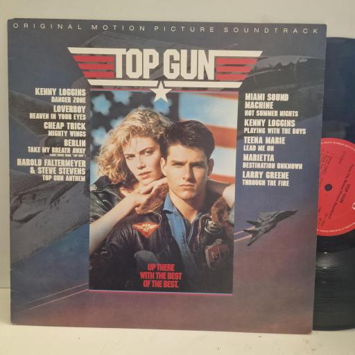 VARIOUS ARTISTS Top Gun Soundtrack CBS 70296 12” LP