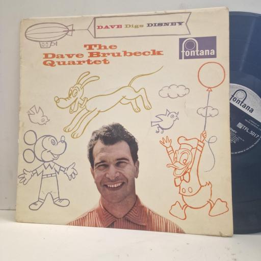 THE DAVE BRUBECK QUARTET Dave Digs Disney TFL 5017 12” LP