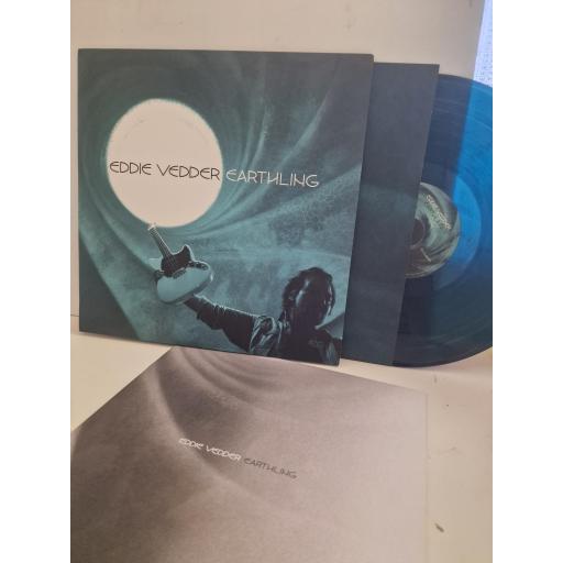 EDDIE VEDDER Earthling B0034911-01 12” LP Blue Translucent Marble Vinyl