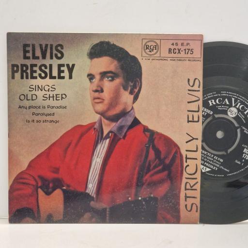 ELVIS PRESLEY Sings Old Shep RCX 175 7” EP