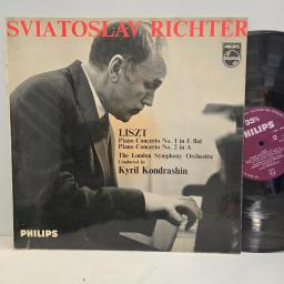 SVIATOSLAV RICHTER LISZT Piano Concerto No 1 In E Flat Piano Concerto No 2 In A ABL 3401 12” LP