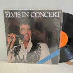 ELVIS PRESLEY Elvis in Concert PL 02587 12” 2x LP