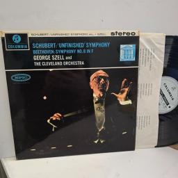 SCHUBERT BEETHOVEN GEORGE SZELL Unfinished Symphony Symphony No 8 In F SAX 2493 12” LP