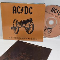ACDC For Those About to Rock EPC 510766 2 CD