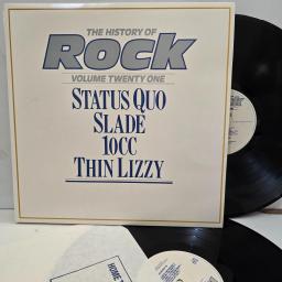 STATUS QUO SLADE 100CC THIN LIZZY The History of Rock Vol 21 HRL 021 12” 2x LP