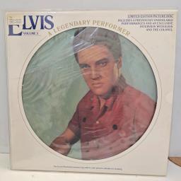 ELVIS PRESLEY A Legendary Performer Vol 3 CPL1-3078 12” LP picture disc