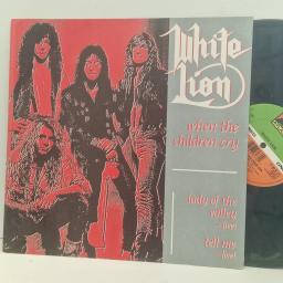 WHITE LION When the Children Cry A 9015 12” Single