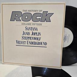 SANTANA JANIS JOPLIN STEPPENWOLF VELVET UNDERGROUND The History of Rock Vol 15 HRL 015 12” 2x LP