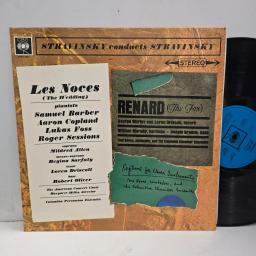 STRAVINSKY SAMUEL BARBER Les Noces (The Wedding) Renard (The Fox) Ragtime For Eleven Instruments SBRG 72071 12” LP