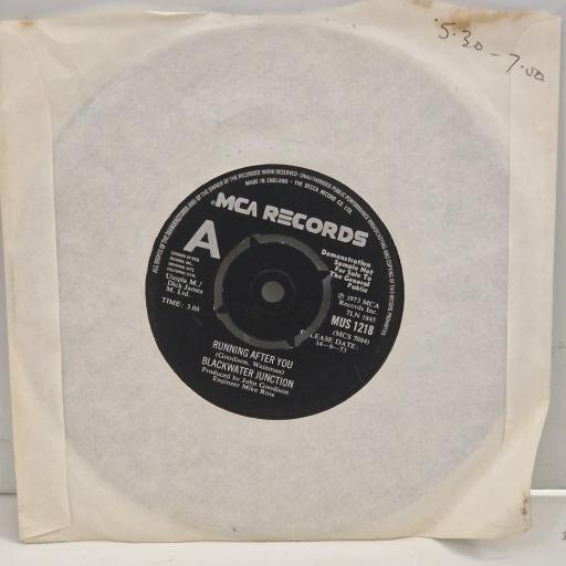 BLACKWATER JUNCTION The Best of Strangers Now Running After You MUS 1218 7” Single
