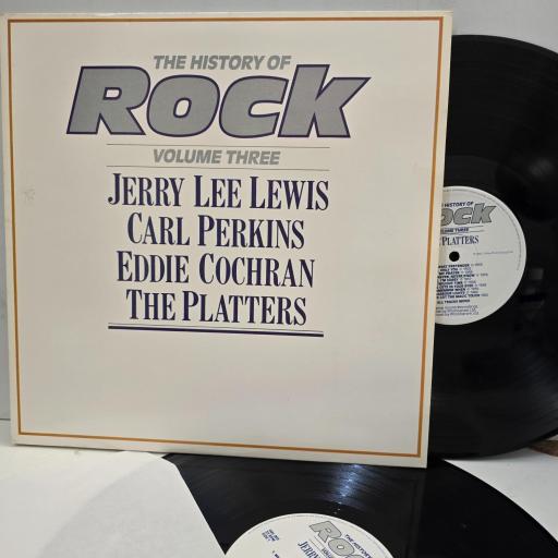 JERRY LEE LEWIS CARL PERKINS EDDIE COCHRAN THE PLATTERS The History of Rock Vol 3 HRL 003 12” 2x LP