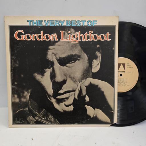 GORDON LIGHTFOOT The Very Best of Gordon Lightfoot UA-LA243-G 12” LP