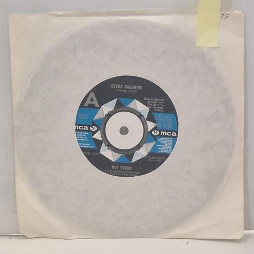 ROY YOUNG Devils Daughter Roll it On MUS 1175 7” Single