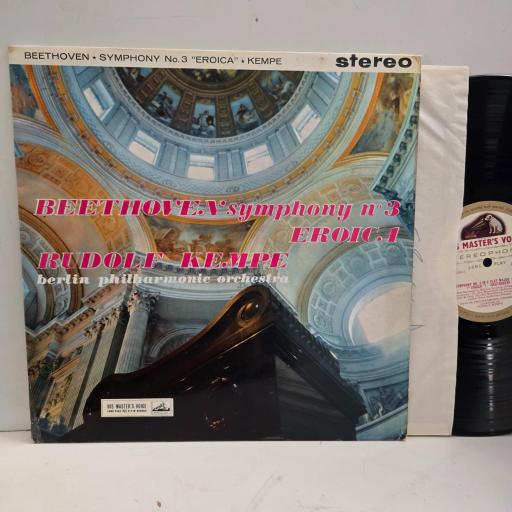 BEETHOVEN RUDOLF KEMPE BERLIN PHILHARMONIC ORCHESTRA Symphony No. 3 Eroica ASD 426 12” LP