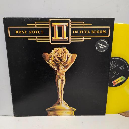 ROSE ROYCE In Full Bloom K 56394 12” LP YELLOW VINYL.