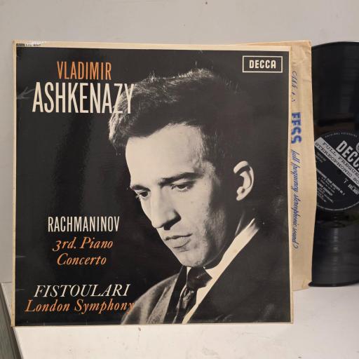 VLADIMIR ASHKENAZY RACHMANINOV 3rd Piano Concerto SXL 6057 12” LP