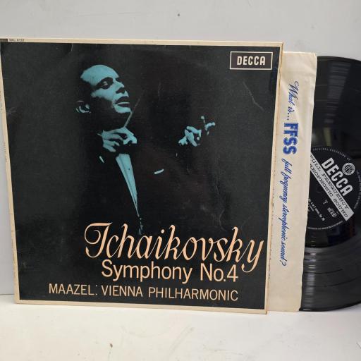 TCHAIKOVSKY LORIN MAAZEL VIENNA PHILHARMONIC ORCHESTRA Symphony No 4 in F minor, Op 36 SXL 6157 12” LP
