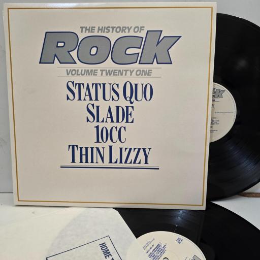 STATUS QUO SLADE 100CC THIN LIZZY The History of Rock Vol 21 HRL 021 12” 2x LP