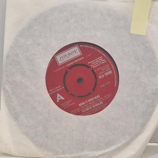 OLYMPIC RUNNERS Drag it Over Here Mac B Coolie HLU 10488 7” Single