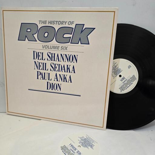 DEL SHANNON NEIL SEDAKA PAUL ANKA DION The History of Rock Vol 6 HRL 006 12” 2x LP