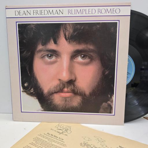 DEAN FRIEDMAN Rumpled Romeo EPC 85670 12” LP