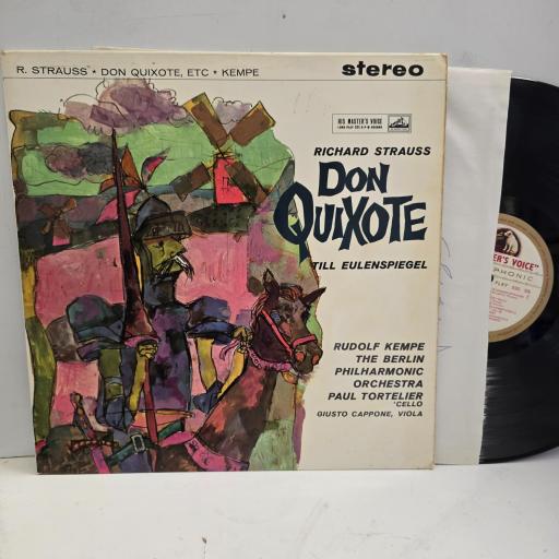 STRAUSS RUDOLF KEMPE BERLIN PHILHARMONIC ORCHESTRA Don Quixote Till Eulenspiegel ASD 326 12” LP