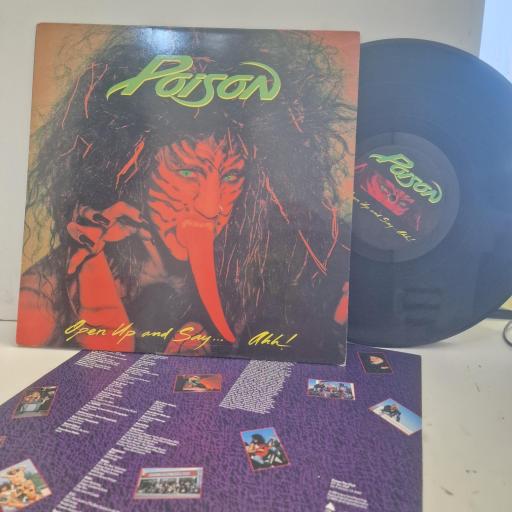 POISON Open Up and Say Ahh EST 2059 12” LP