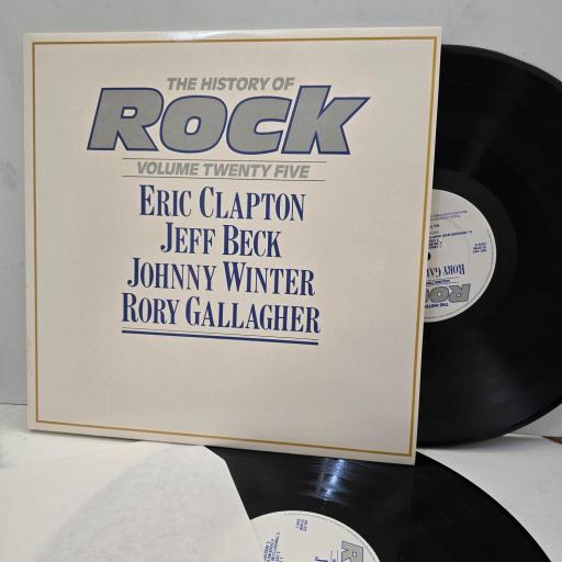ERIC CLAPTON JEFF BECK JOHNNY WINTER RORY GALLAGHER The History of Rock Vol 25 HRL 025 12” 2x LP