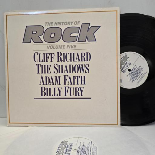 CLIFF RICHARD THE SHADOWS ADAM FAITH BILLY FURY The History of Rock Vol 5 HRL 005 12” 2x LP