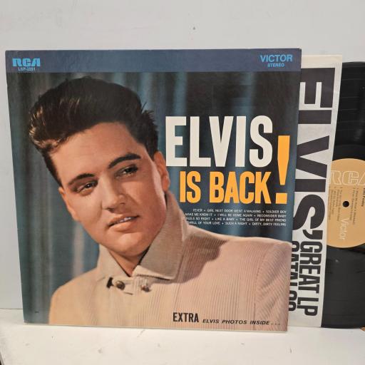 ELVIS PRESLEY Elvis is Back LSP-2231 12” LP